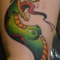 tatuaje Brazo Fantasy Serpiente por North Side Tattooz