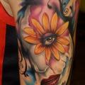 Arm Flower Women tattoo by North Side Tattooz