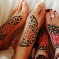 Foot Dotwork tattoo by North Side Tattooz
