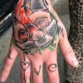Hand Wolf tattoo by North Side Tattooz