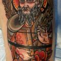 tatuaje New School Religioso por Mikael de Poissy