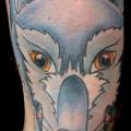 Fantasie Wolf tattoo von Physical Graffiti