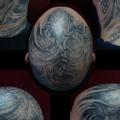 Biomechanical Head tattoo by Nephtys de l'Etoile