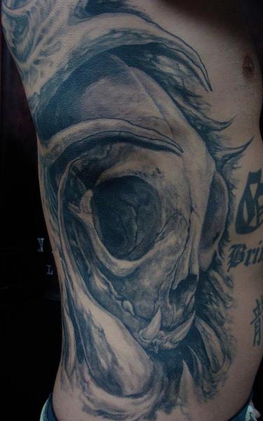 Tatuaje Lado Monstruo por Nephtys de l'Etoile