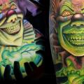 Fantasy Clown tattoo by Corpse Painter