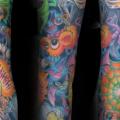 Fantasy Sleeve tattoo by Corpse Painter