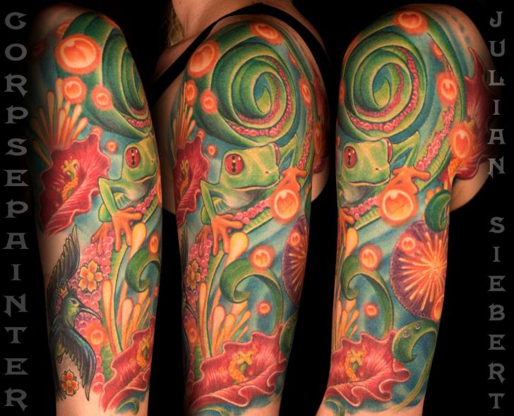 Tatuaje Hombro Realista por Corpse Painter