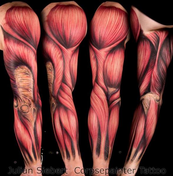 Sleeve Muscle Tattoo by Corpse Painter