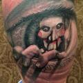 Fantasie Waden Auge 3d tattoo von Yakuza Tattoo