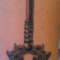 Arm Realistic Key tattoo by Tatouage Chatte Noire