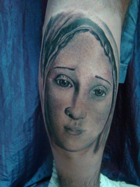 Tatuaggio Realistici Donne di Tatouage Chatte Noire