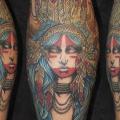 Arm Indian tattoo by Cuba Tattoo