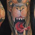 Fantasy Lion tattoo by Cuba Tattoo