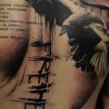 tatuaggio Realistici Schiena Corvo di Vicious Circle Tattoo