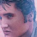 Arm Realistische Elvis tattoo von David Corden Tattoos