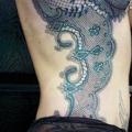 tatuaje Lado Encaje por David Corden Tattoos