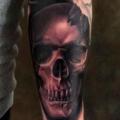 Arm Skull tattoo by Plurabella