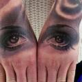 Realistische Hand Auge tattoo von Plurabella