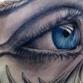 Shoulder Eye 3d tattoo by Stefano Alcantara