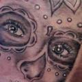Mexikanischer Totenkopf tattoo von Tattoo Hautnah