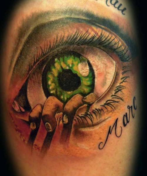Fantasy Eye 3d Tattoo by Original Tattoo
