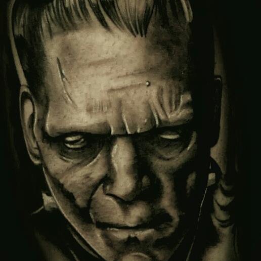 Fantasie Frankenstein Tattoo von Original Tattoo