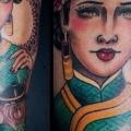 Arm Frauen Geisha tattoo von Rose Hardy Tattoo