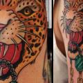 Schulter Tiger Diamant tattoo von Rose Hardy Tattoo