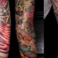 Women Sleeve tattoo by Rose Hardy Tattoo