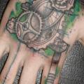 Arm Gear Tattoo Machine tattoo by Belly Button Tattoo