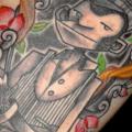 Arm Fantasie Affe tattoo von Belly Button Tattoo