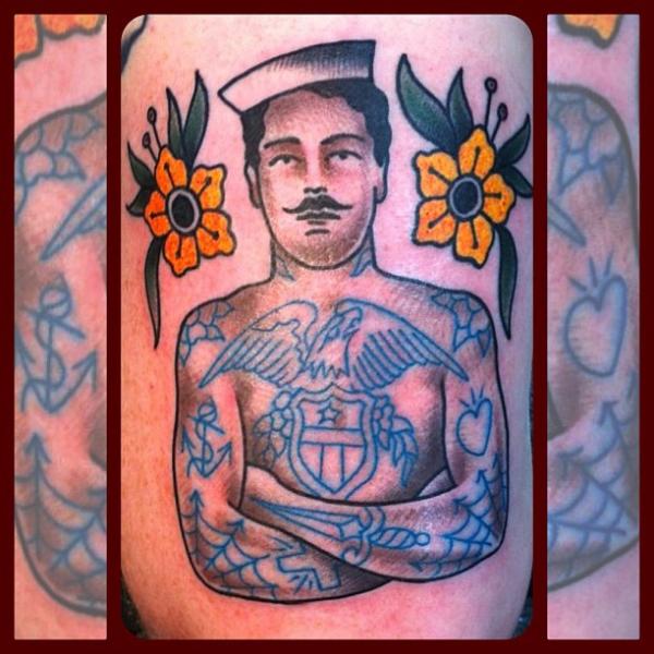 Old School Seefahrer Tattoo von Forever True Tattoo