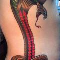 Snake Old School Side tattoo by Forever True Tattoo