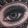 Arm Auge Medallion tattoo von Bang Bang NYC