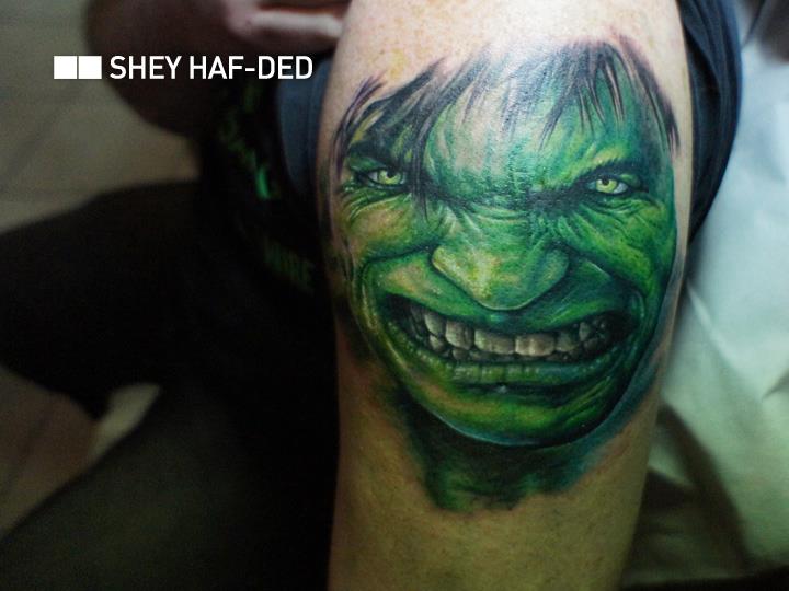 Tatuaggio Braccio Fantasy Hulk di Bang Bang NYC