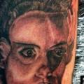 Arm Fantasie Porträt tattoo von Bad Apples Tattoo