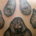 Back Wolf tattoo by Tattoo Helbeck