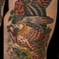 tatuaje Old School Lado Águila por Chalice Tattoo