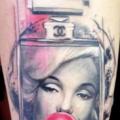 tatuaje Brazo Fantasy Marilyn Monroe por Tribo Tattoo