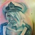Porträt Realistische Brust Seefahrer tattoo von Restless Soul Tattoo
