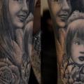 tatuaggio Braccio Ritratti Realistici di Anabi Tattoo