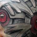 Biomechanical Head tattoo by Javier Tattoo