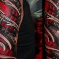 Плечо Биомеханика татуировка от Javier Tattoo