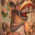 tatuaje Fantasy Lado Mono por Jesse  Smith Tattoos
