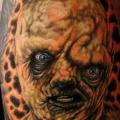 tatuaje Brazo Fantasy Monstruo por Logan Aguilar