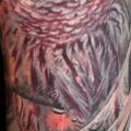 Arm Realistic Owl tattoo by Boris Tattoo