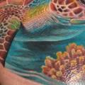 Brust Religiös Schildkröte tattoo von Boris Tattoo