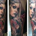 tatuaje Brazo Fantasy Mujer por Josh Duffy Tattoo