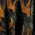 Schmetterling Phoenix Sleeve tattoo von Venom Ink