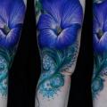 Arm Realistic Flower tattoo by Ink-Ognito